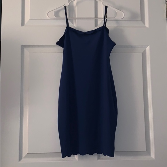 blue spaghetti strap dress - Picture 2 of 2